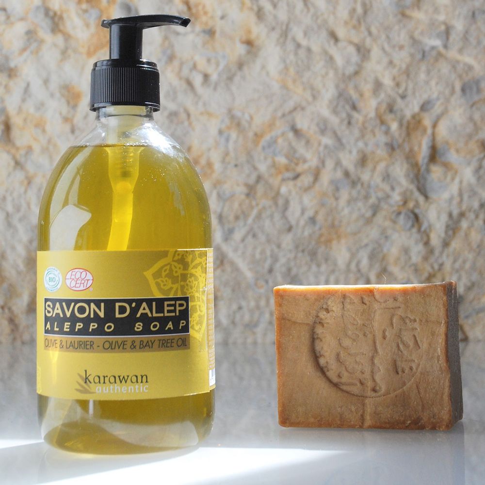 Gifts - Aleppo olive and bay leaf soap, certified organic - KARAWAN AUTHENTIC