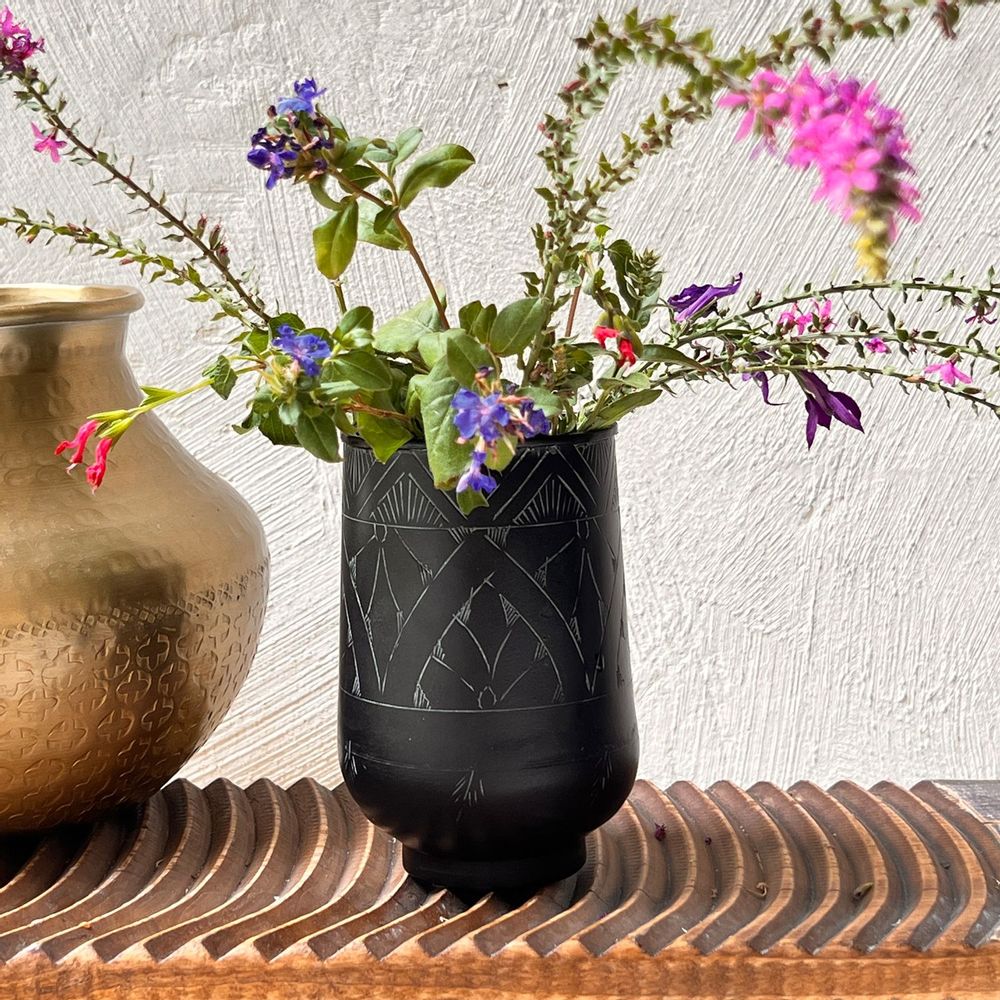 Vases - BRASS GLASS - KARAWAN AUTHENTIC