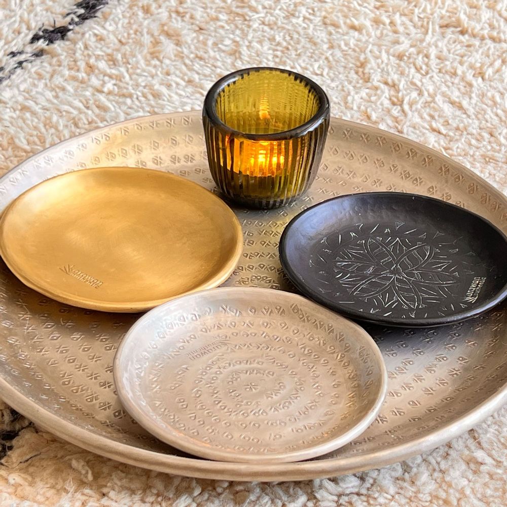 Trays - BRASS CUP - KARAWAN AUTHENTIC