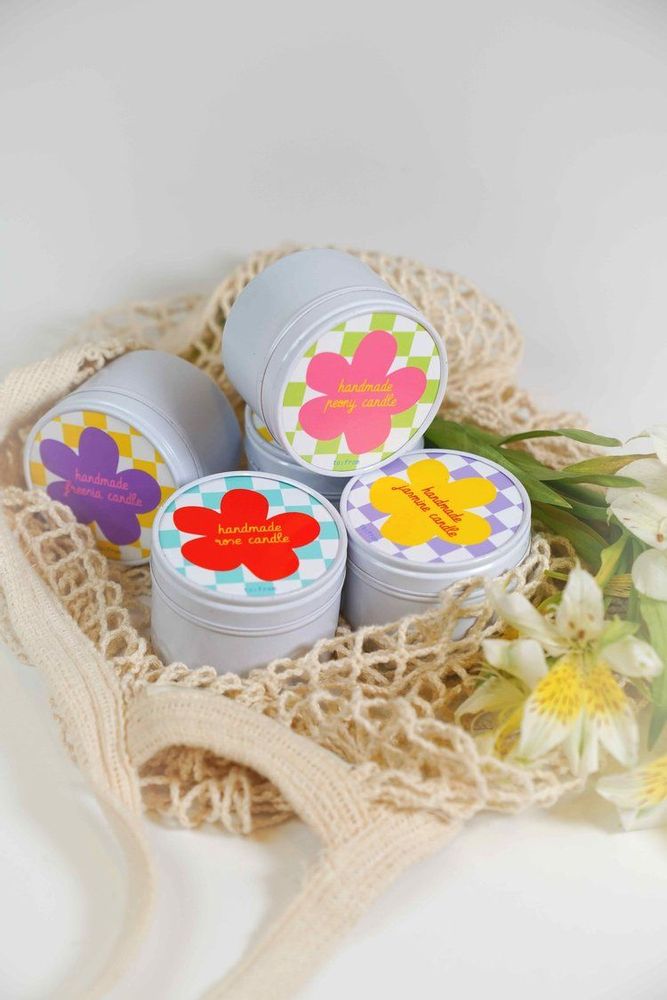 Candles - Flowers candle - TO:FROM