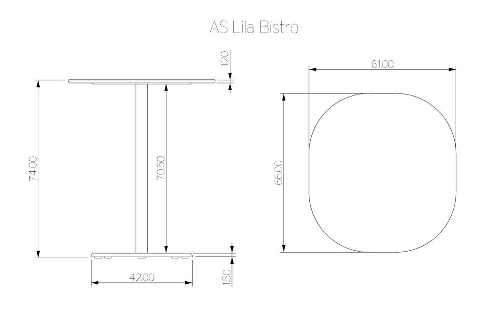 Dining Tables - Lila bistro table - ARIANESKÉ