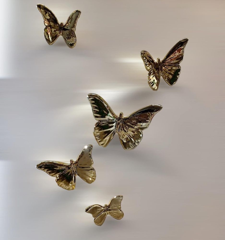 Decorative objects - BUTTERFLY - FUORILUOGO CHROME DESIGN