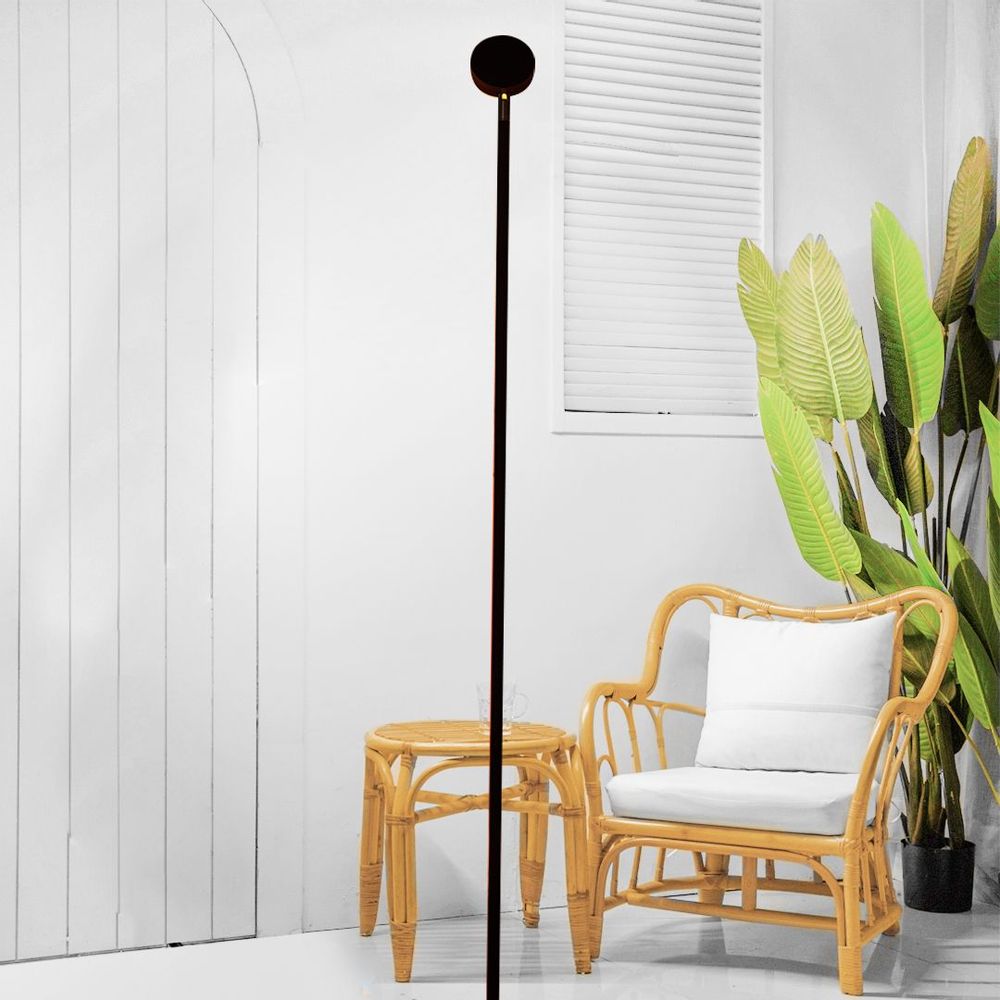 Objets design - Lampadaire Sunset LED lumiere lever couché soleil Noir - OUI SMART