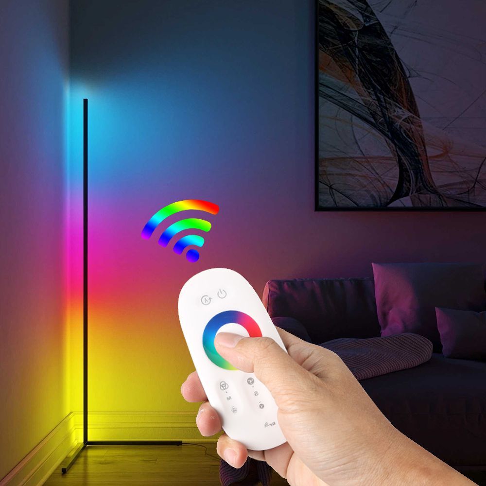Luminaires pour enfant - Lampadaire lumière multicolore Throne Light LED RGB Connecté Alexa Google - OUI SMART