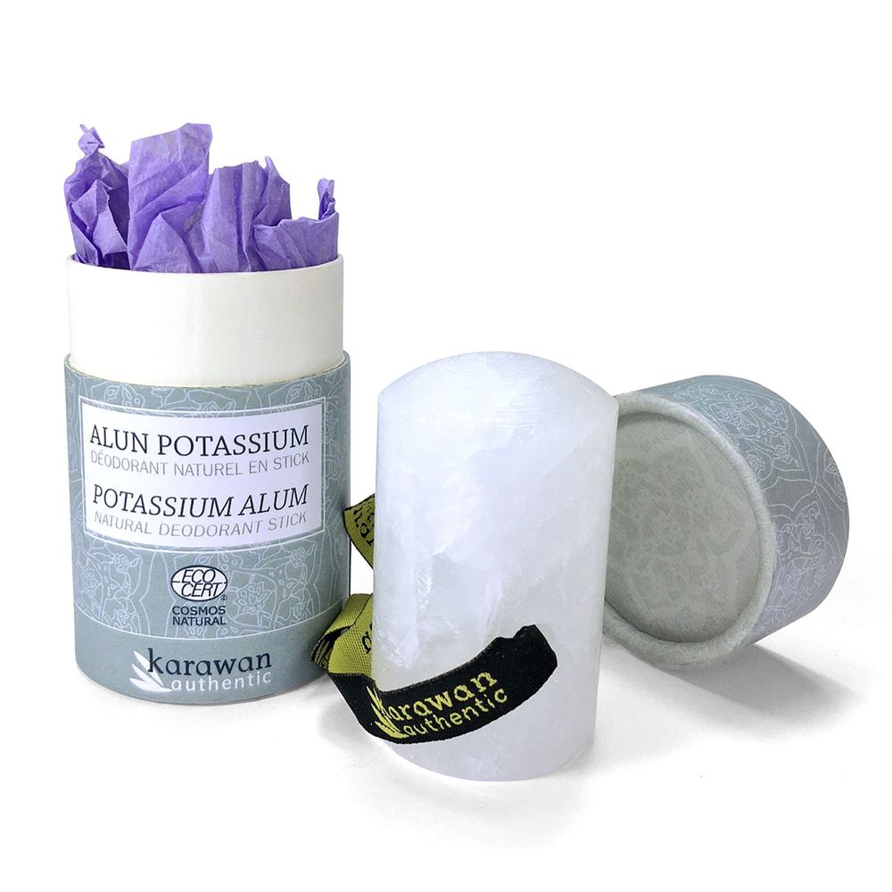Beauty products - Natural Cosmos certified potassium alum stone - KARAWAN AUTHENTIC