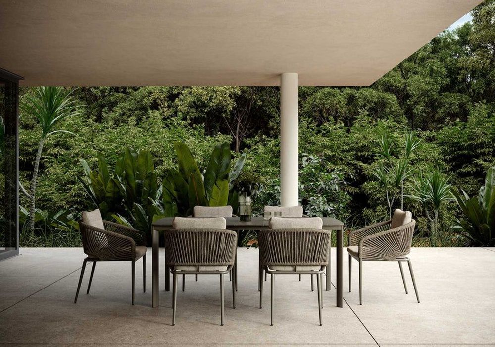 Chaises de jardin - Ensemble de salle à manger Claude - SNOC