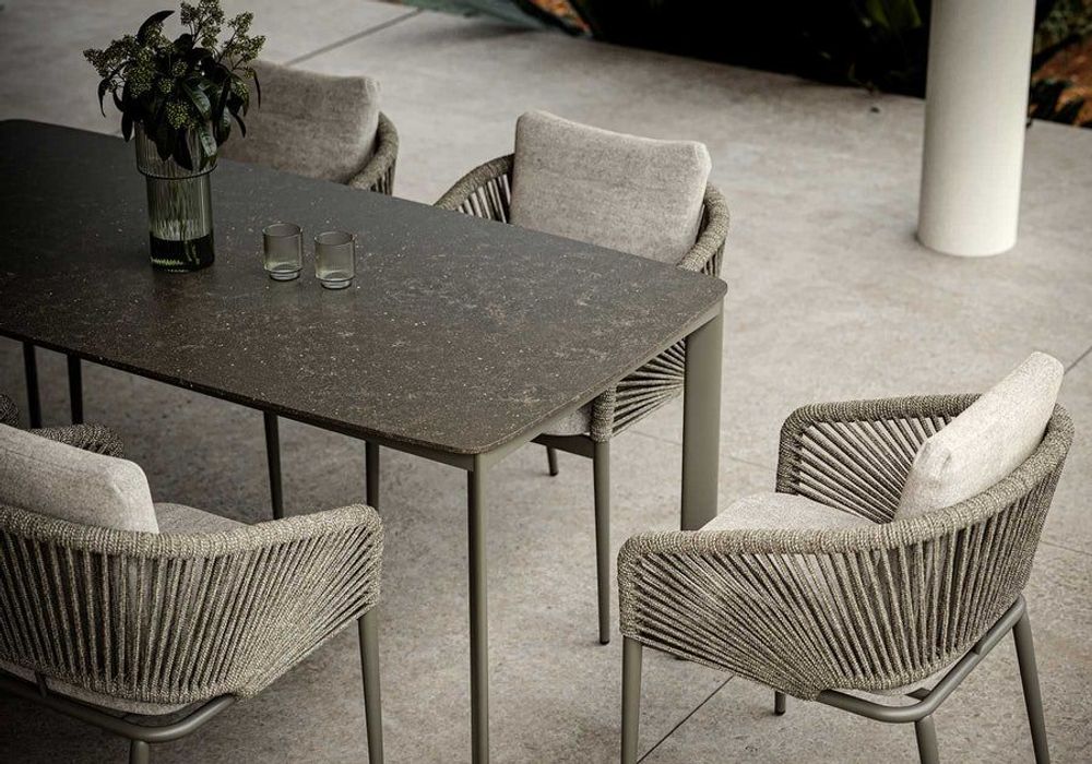 Chaises de jardin - Ensemble de salle à manger Claude - SNOC