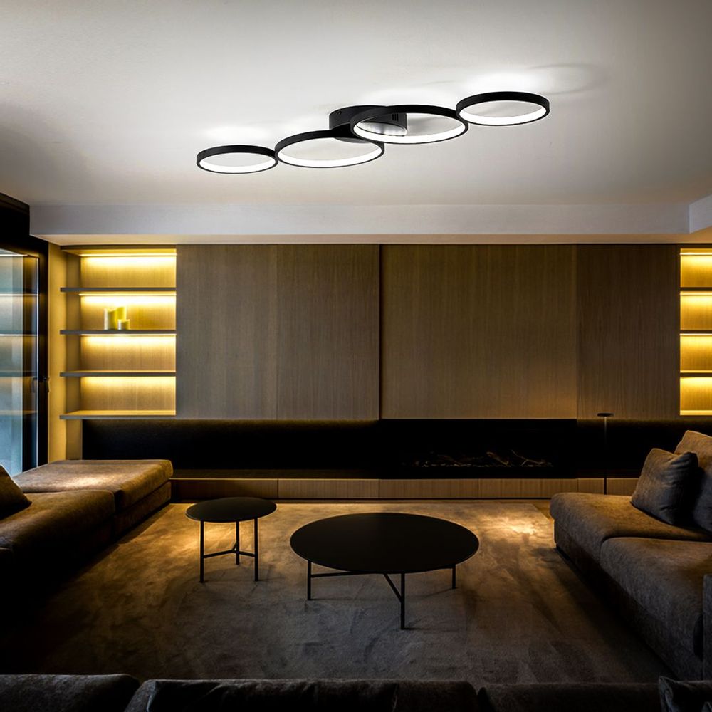 Other office supplies - Rings ceiling light in round shape for modern ceiling - OUI SMART