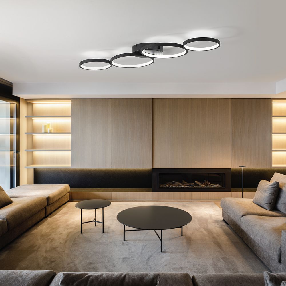 Other office supplies - Rings ceiling light in round shape for modern ceiling - OUI SMART