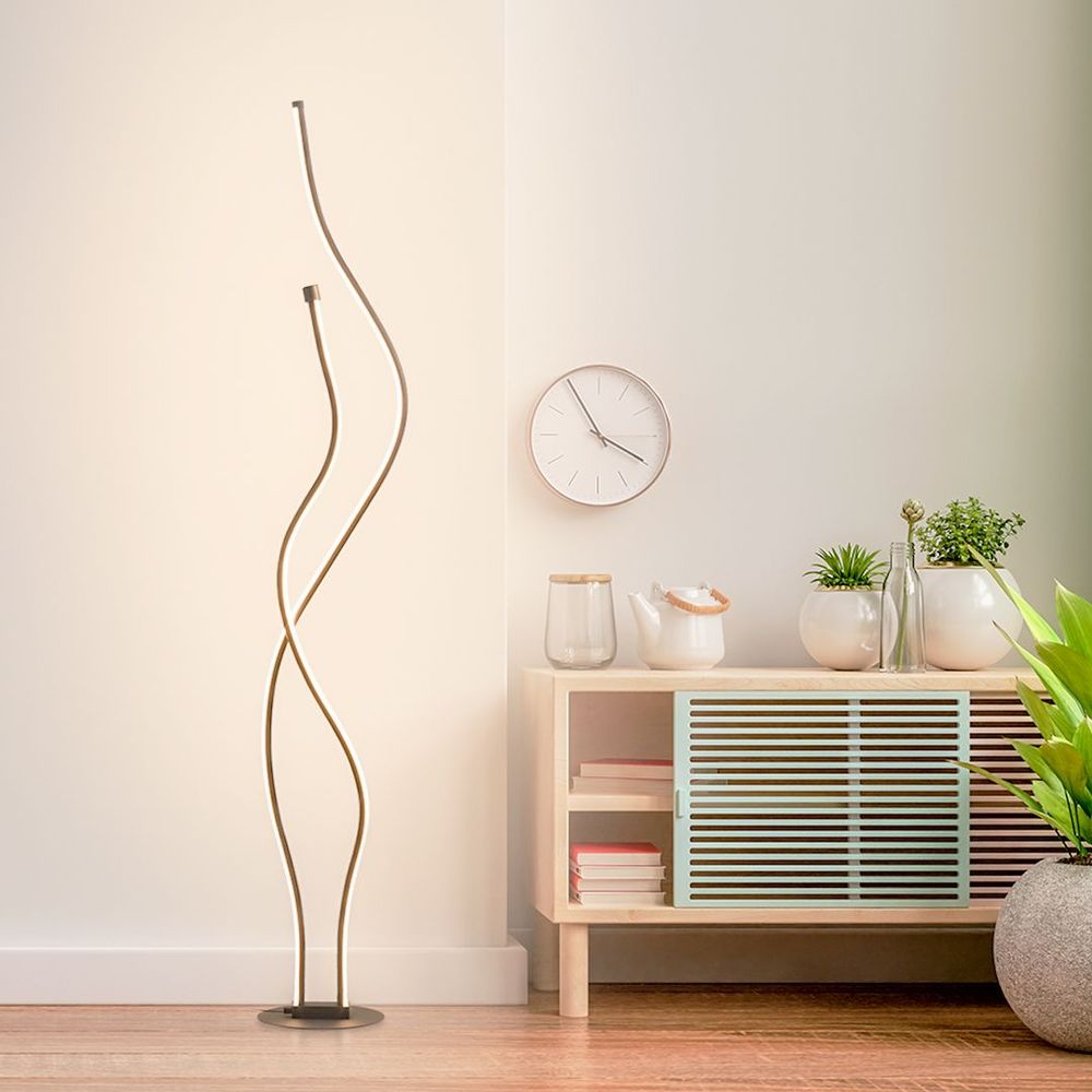 Decorative objects - Floor lamp Flamme lamp light living room dining room bedroom - OUI SMART
