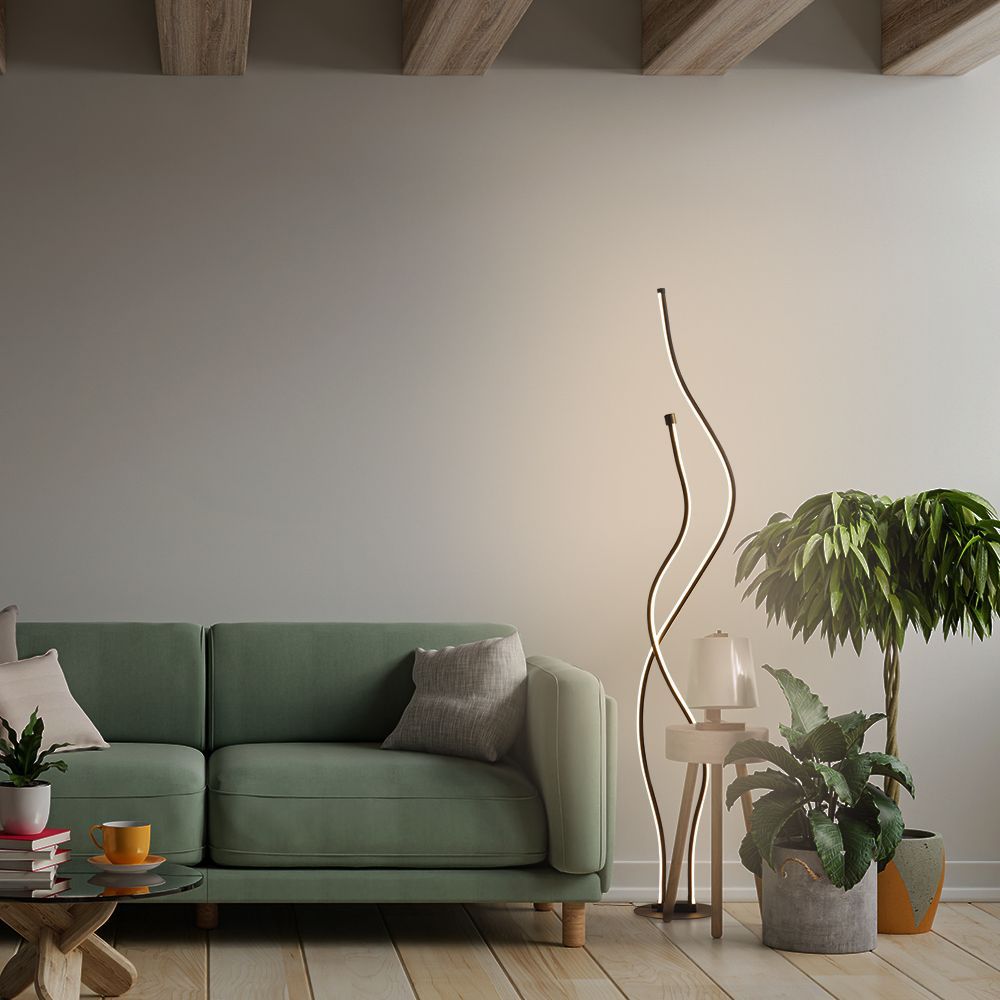 Decorative objects - Floor lamp Flamme lamp light living room dining room bedroom - OUI SMART