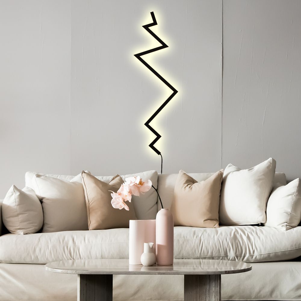 Luminaires pour enfant - Applique Murale en forme d'éclair avec variation de blanc Thunder - OUI SMART