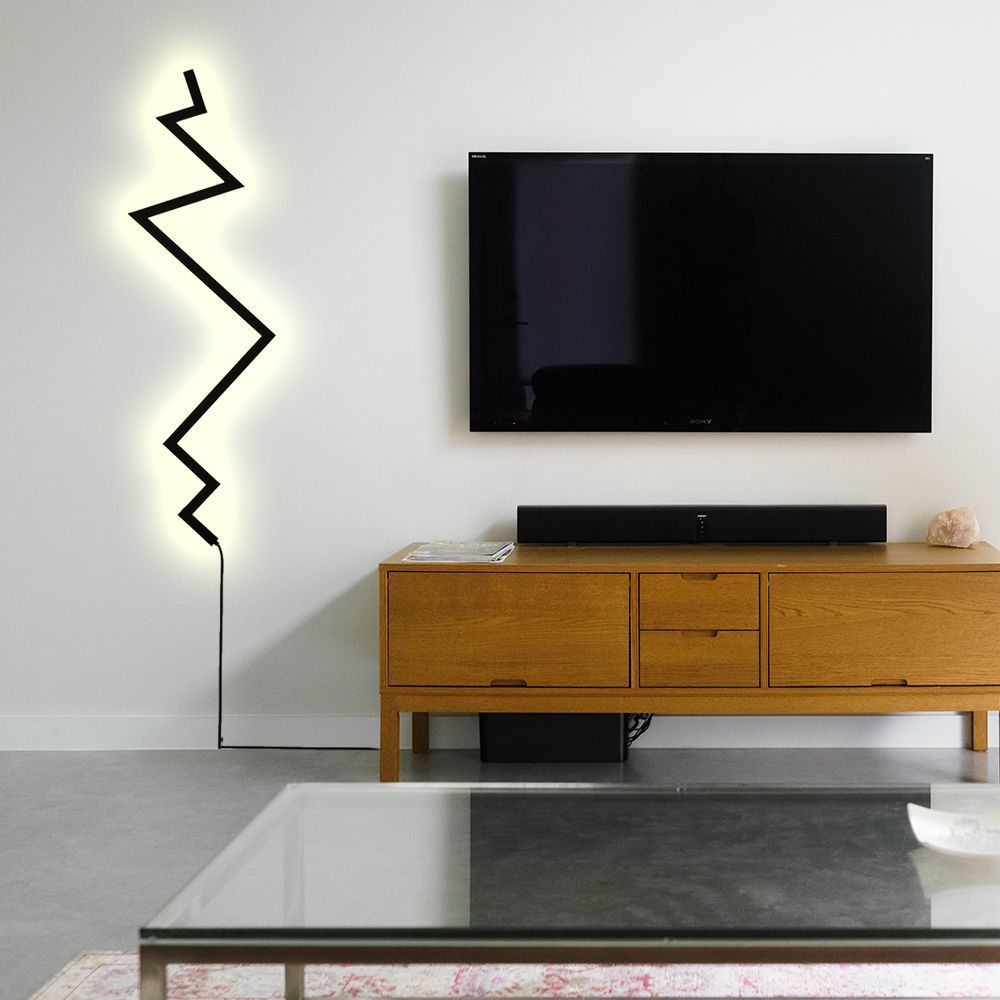 Luminaires pour enfant - Applique Murale en forme d'éclair avec variation de blanc Thunder - OUI SMART