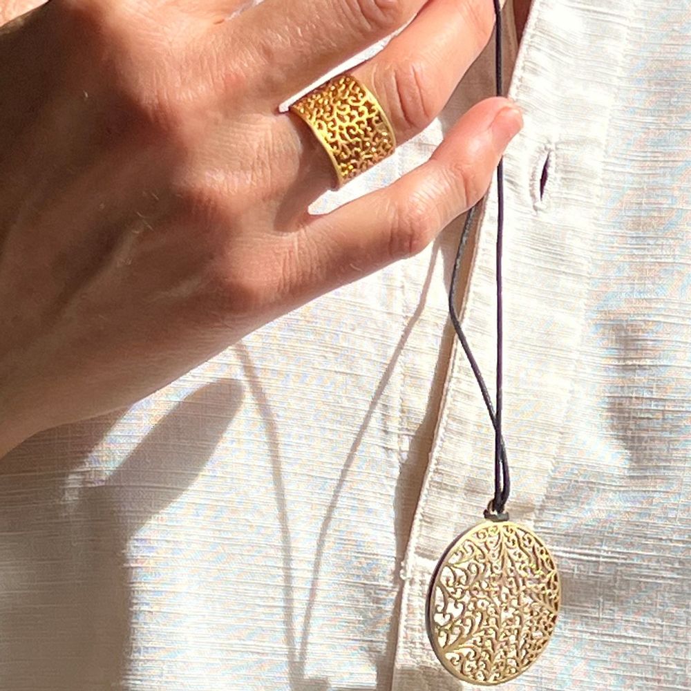 Bijoux - PENDENTIF JARDIN SECRET - COLLECTION ARKEOS - KARAWAN AUTHENTIC