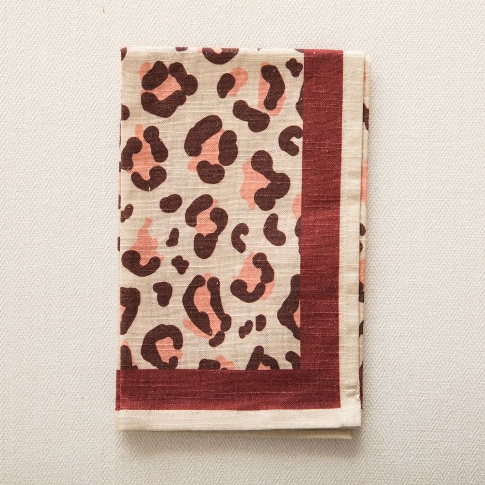 Napkins - Leopard Napkin - MAHE HOMEWARE