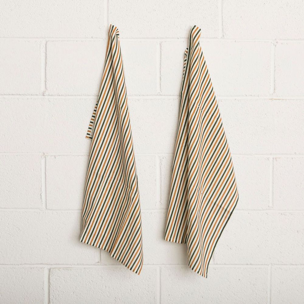 Dish towels - Striped Kitchen Towel - MAHE HOMEWARE