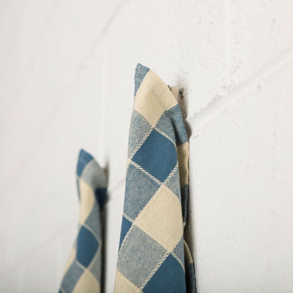 Dish towels - Check Woven Kitchen Towel - MAHE HOMEWARE