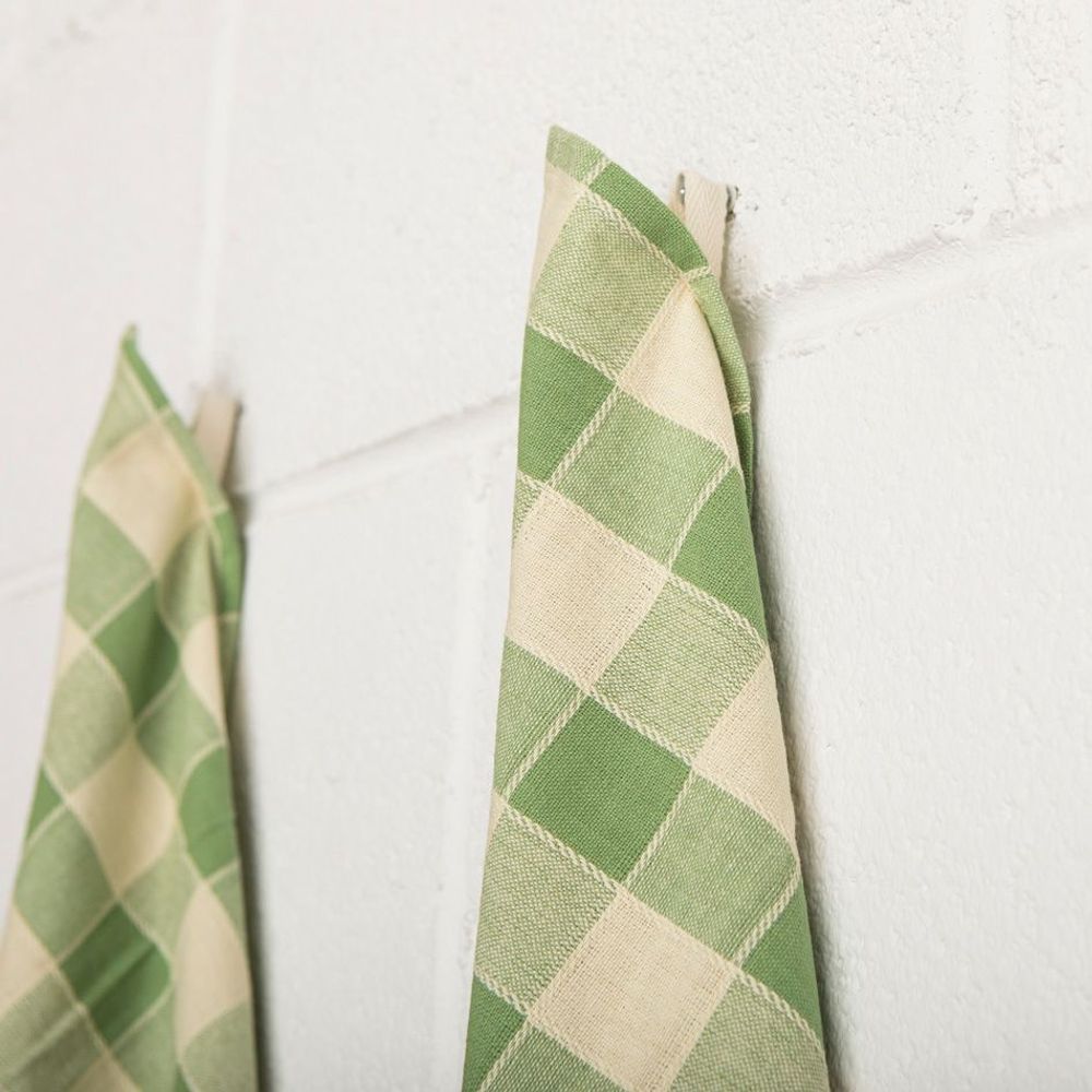 Dish towels - Check Woven Kitchen Towel - MAHE HOMEWARE