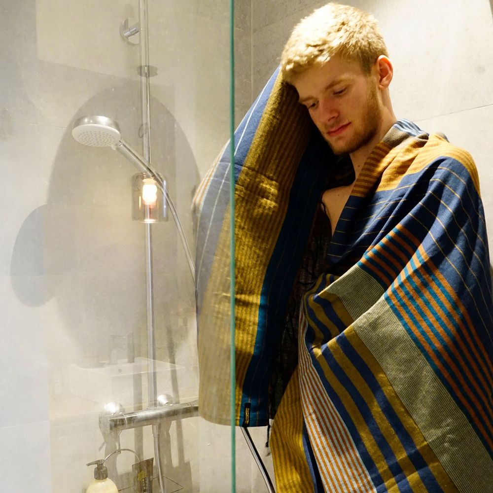 Bath towels - EBONY COLLECTION - KARAWAN AUTHENTIC
