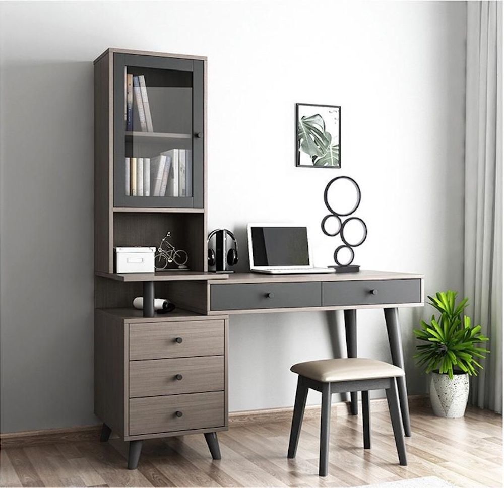 Decorative objects - Modern Round Desk Table Lamp Rings LED Table Lamp Black - OUI SMART
