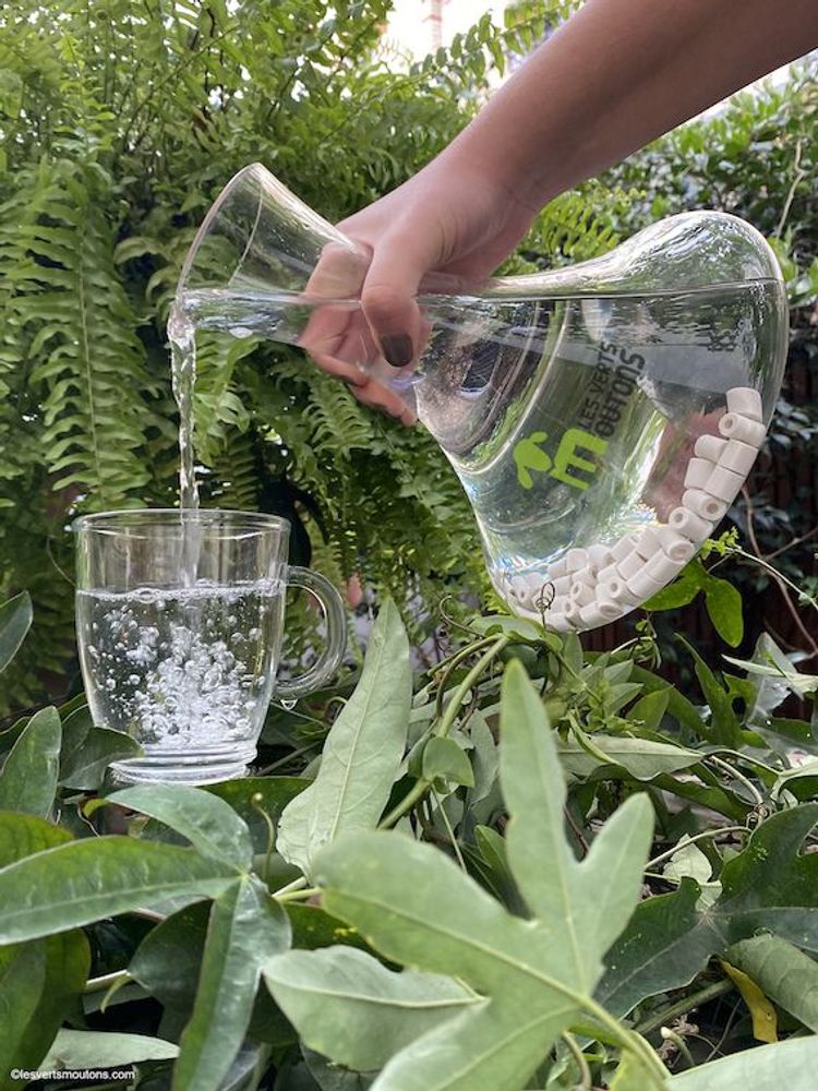 Gifts - CERA'CARAFE EM® ceramic beads to purify water - LES VERTS MOUTONS