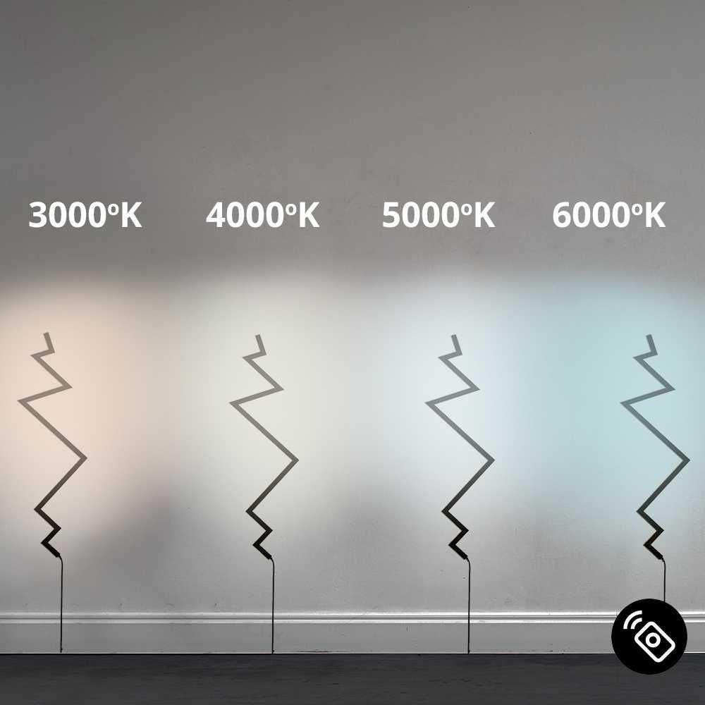 Luminaires pour enfant - Applique Murale en forme d'éclair avec variation de blanc Thunder - OUI SMART