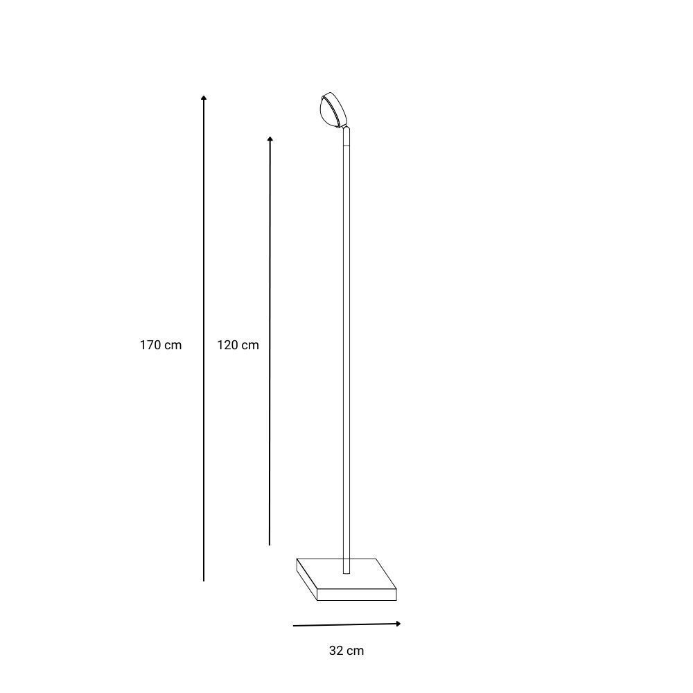 Objets design - Lampadaire Sunset LED lumiere lever couché soleil Noir - OUI SMART