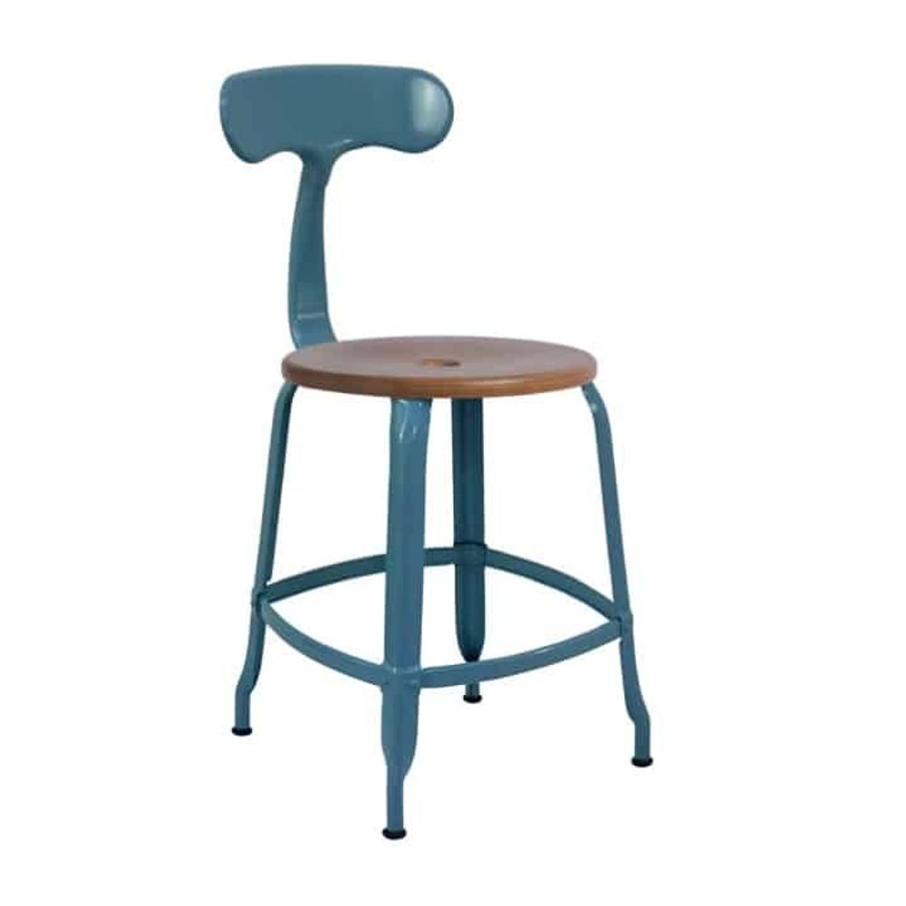 Chairs for hospitalities & contracts - NICOLLE® CHAIR Wood and metal H45 - NICOLLE CHAISE