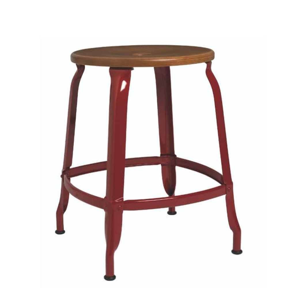 Tabourets pour collectivités - TABOURET NICOLLE® Bois et métal H45 - NICOLLE CHAISE