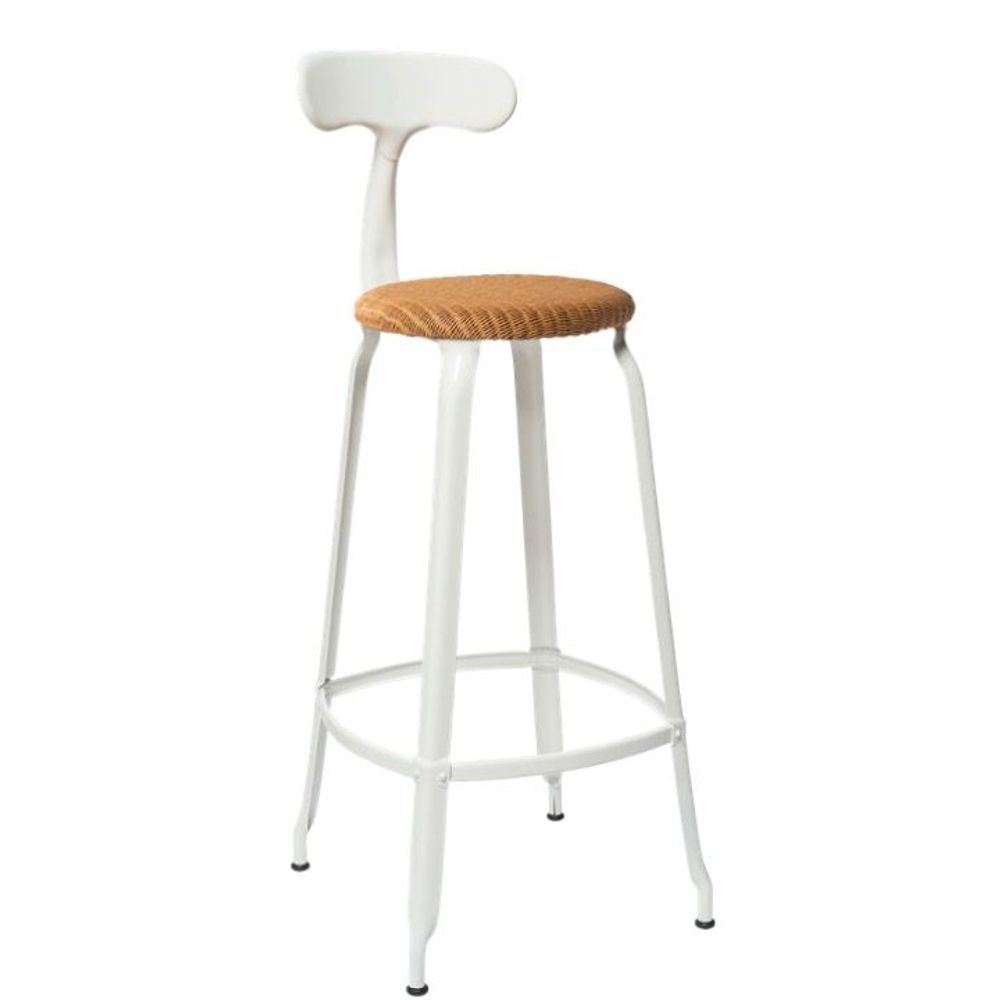 Sièges pour collectivités - Chaise Nicolle® H75cm Loom et Métal - NICOLLE CHAISE