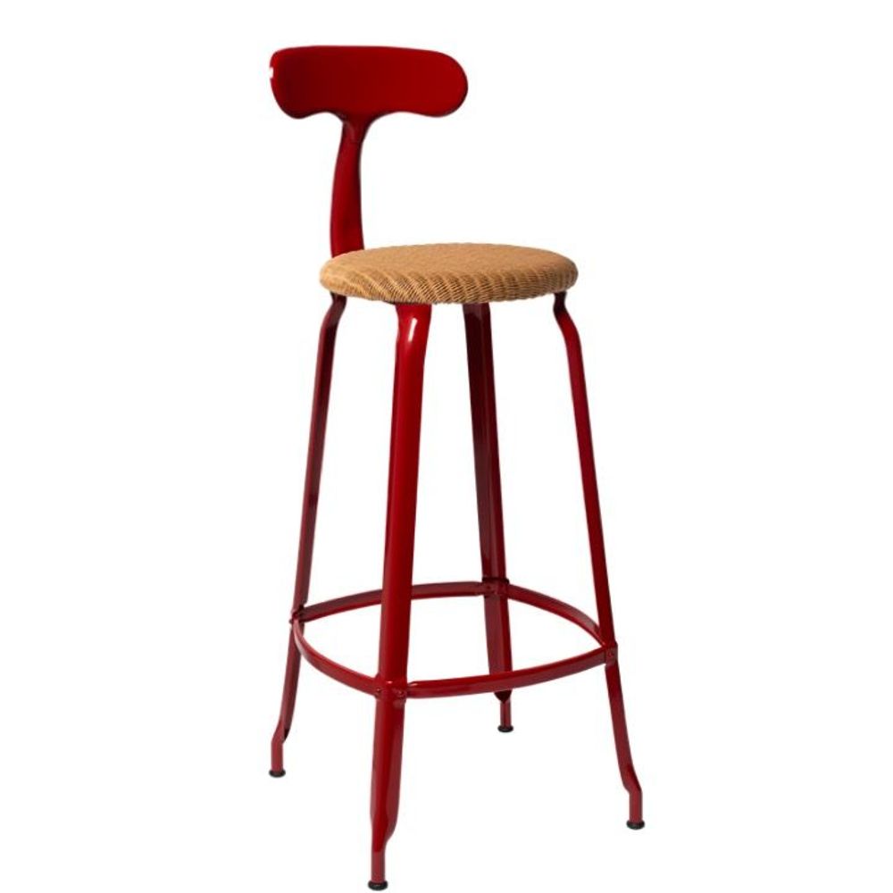 Sièges pour collectivités - Chaise Nicolle® H75cm Loom et Métal - NICOLLE CHAISE