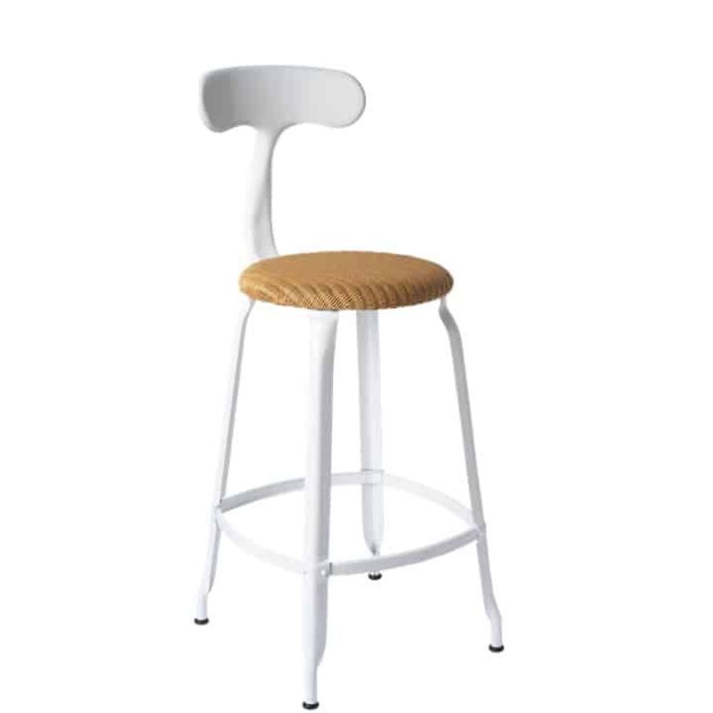 Sièges pour collectivités - Chaise Nicolle® H65cm Loom et Métal - NICOLLE CHAISE