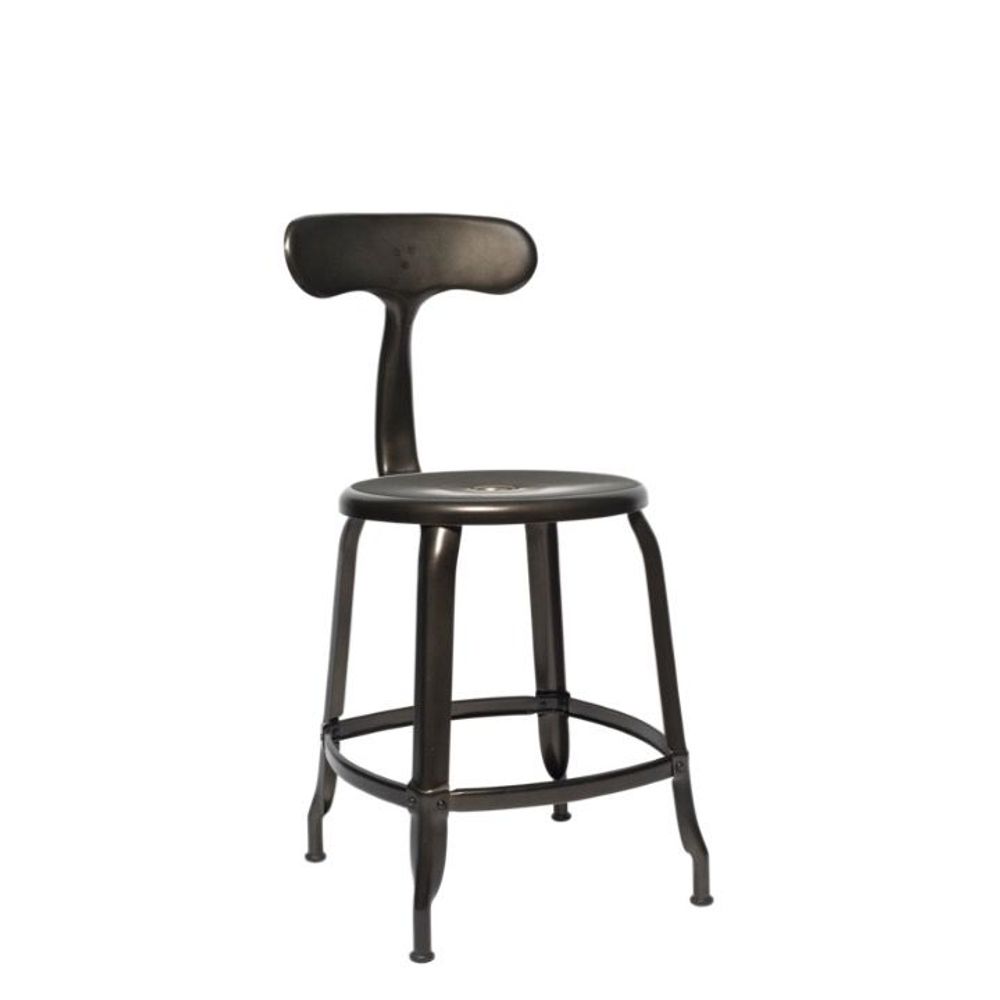Chairs for hospitalities & contracts - NICOLLE® CHAIR H45cm METAL - NICOLLE CHAISE