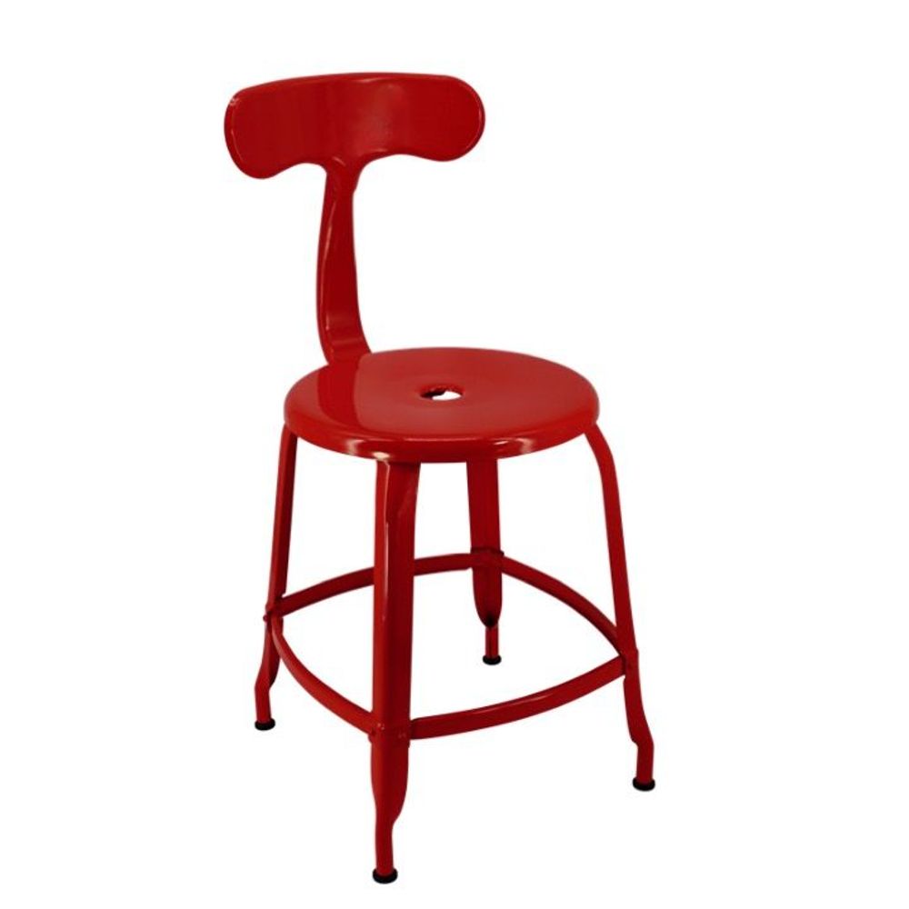 Chairs for hospitalities & contracts - NICOLLE® CHAIR H45cm METAL - NICOLLE CHAISE