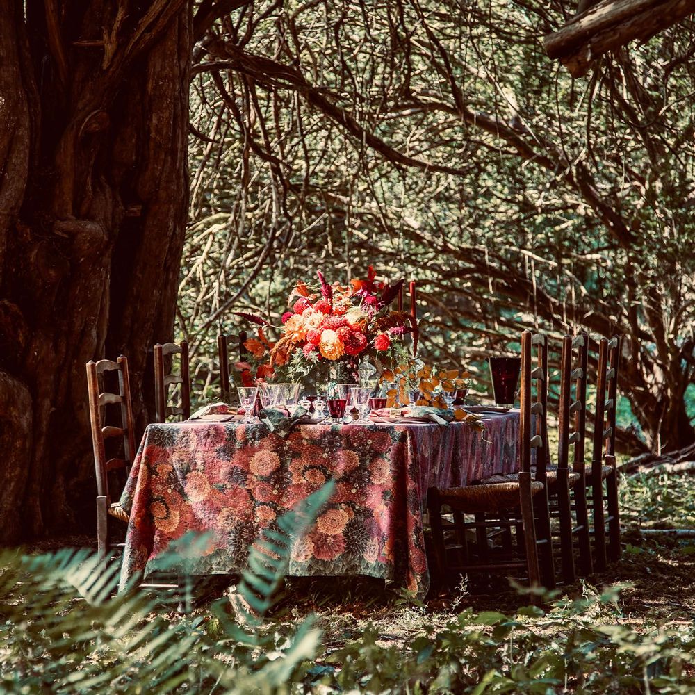 Linge de table textile - Nappes et serviettes en lin DAHLIA - SUMMERILL AND BISHOP