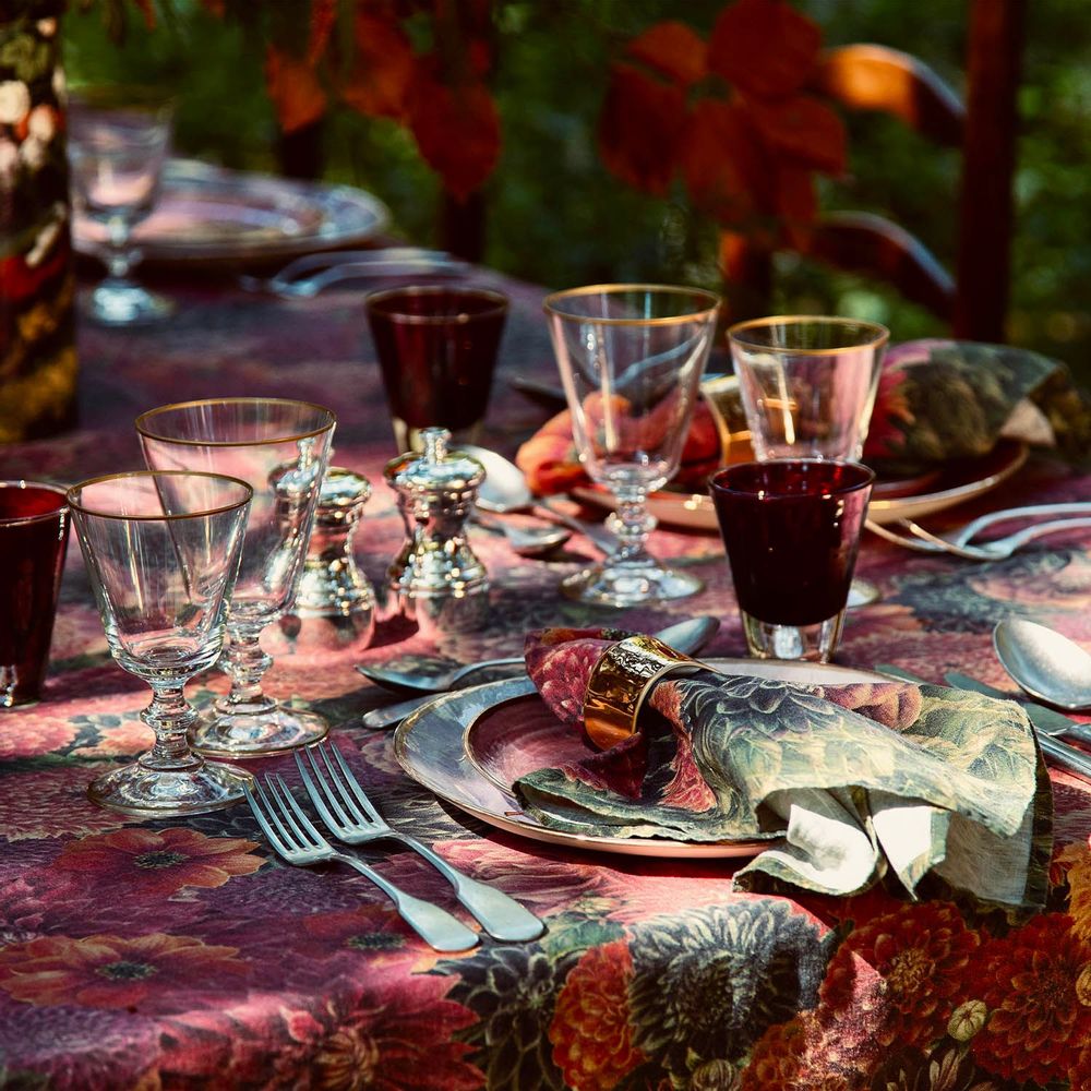 Linge de table textile - Nappes et serviettes en lin DAHLIA - SUMMERILL AND BISHOP