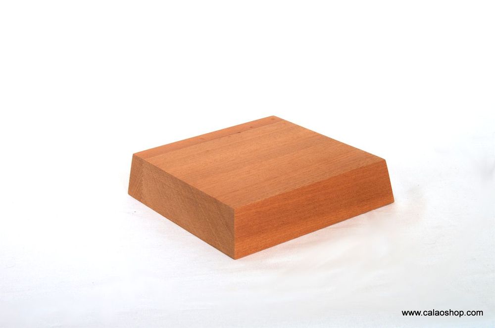 Sculptures, statuettes and miniatures - Sapelli statue stand 15x15x4 cm - CALAOSHOP