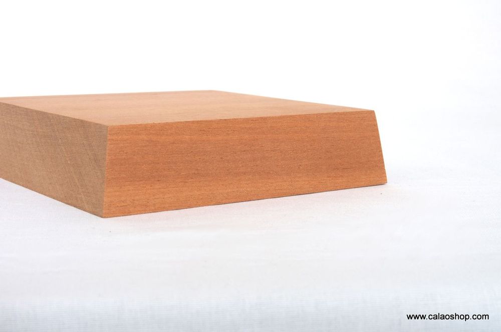 Sculptures, statuettes and miniatures - Sapelli statue stand 15x15x4 cm - CALAOSHOP