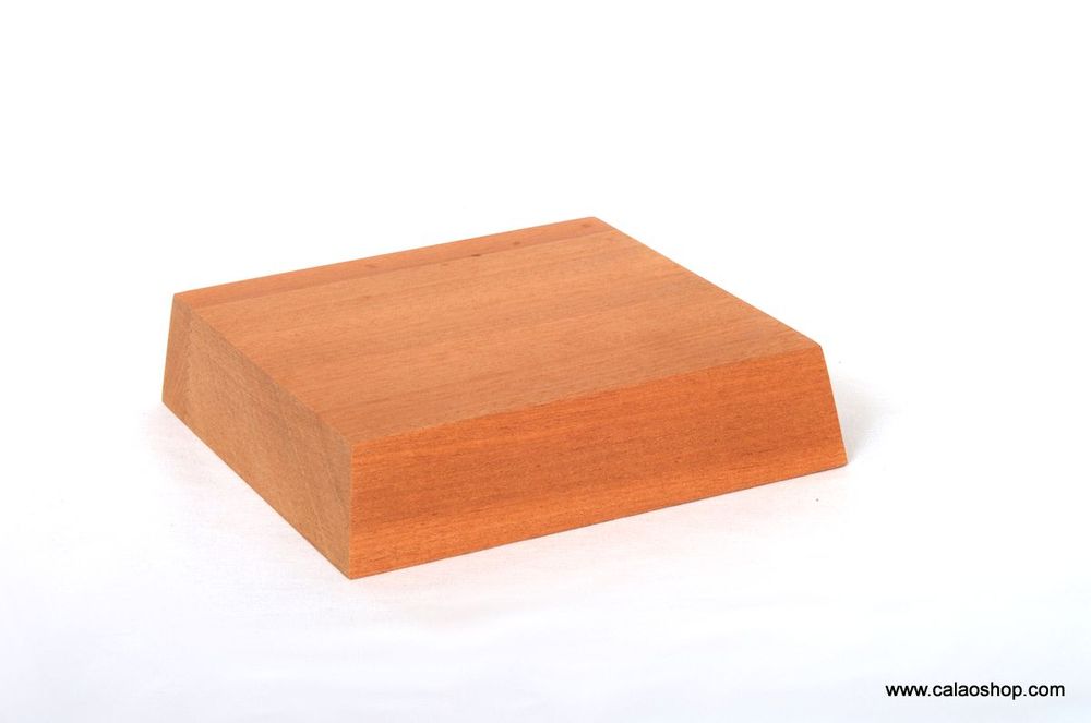 Sculptures, statuettes and miniatures - Sapelli statue stand 15x15x4 cm - CALAOSHOP