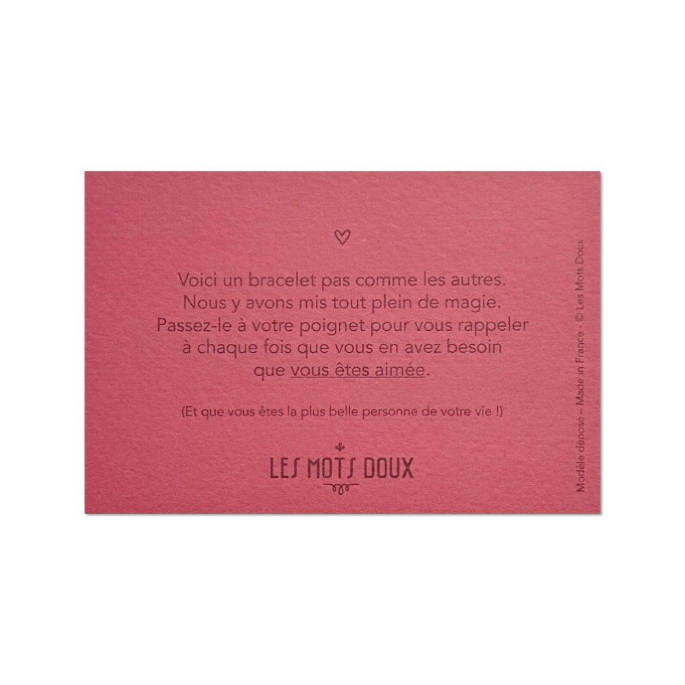 Bijoux - Mon Petit Coeur d'Amour : Rouge - LES MOTS DOUX