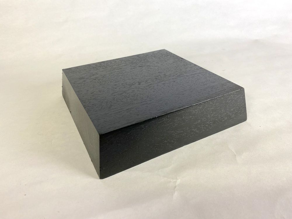 Sculptures, statuettes and miniatures - Sapelli statue stand 15x15x4 cm - CALAOSHOP