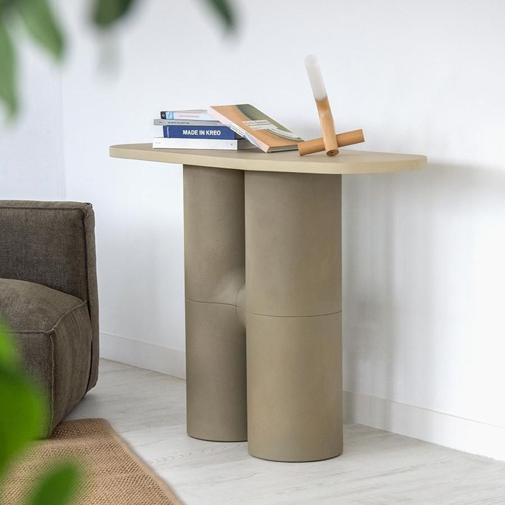 Console table - Luo Console - (concrete) (sur-mesure) - MANUFACTURE XXI