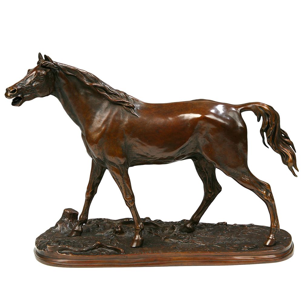 Sculptures, statuettes et miniatures - Cheval Djinn de Pierre-Jules Mène - FONDERIE DE BRONZE LAURAGAISE