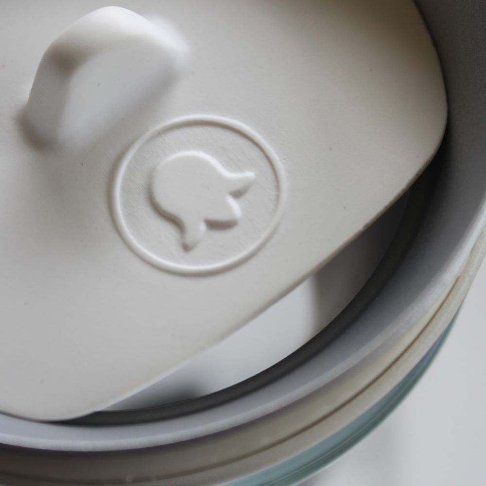 Ustensiles de cuisine - Carafe filtrante en verre - suivi charbon actif - blanc - 1L - WEETULIP - CARAFE FILTRANTE NATURELLE