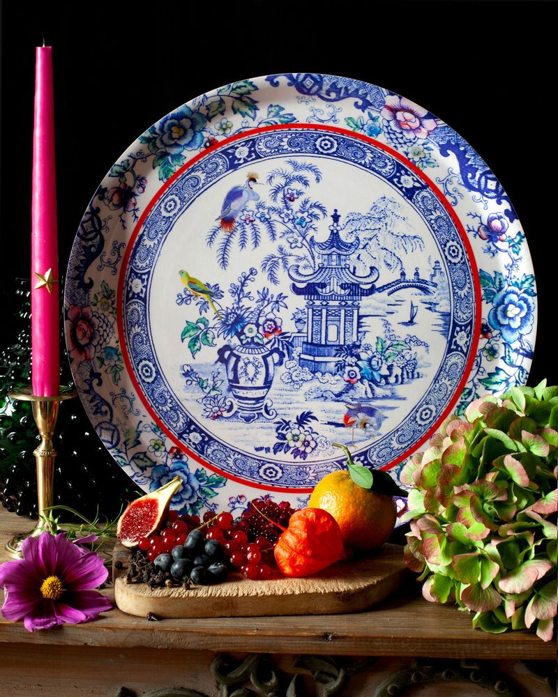Accessoires de déco extérieure - Plateau rond Pagode - PARADISIO IMAGINARIUM