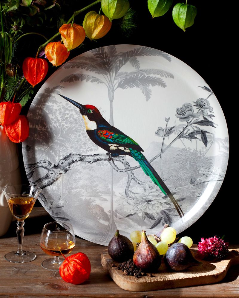 Trays - Paradise Jacamar serving tray - PARADISIO IMAGINARIUM