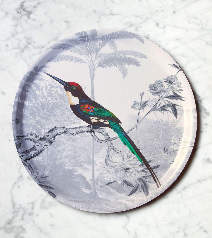 Trays - Paradise Jacamar serving tray - PARADISIO IMAGINARIUM
