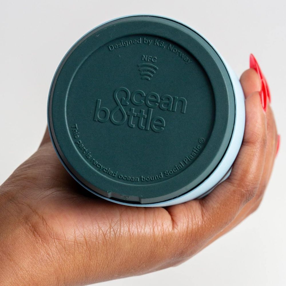 Boîtes de conservation - "Ocean Bottle" la bouteille d'eau originale (500ml) - Bleu ciel - OCEAN BOTTLE