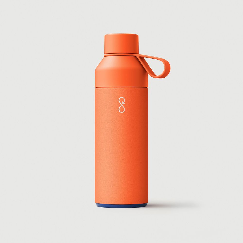 Accessoires de voyage - "Ocean Bottle" la gourde originale (500ml) - Orange soleil - OCEAN BOTTLE