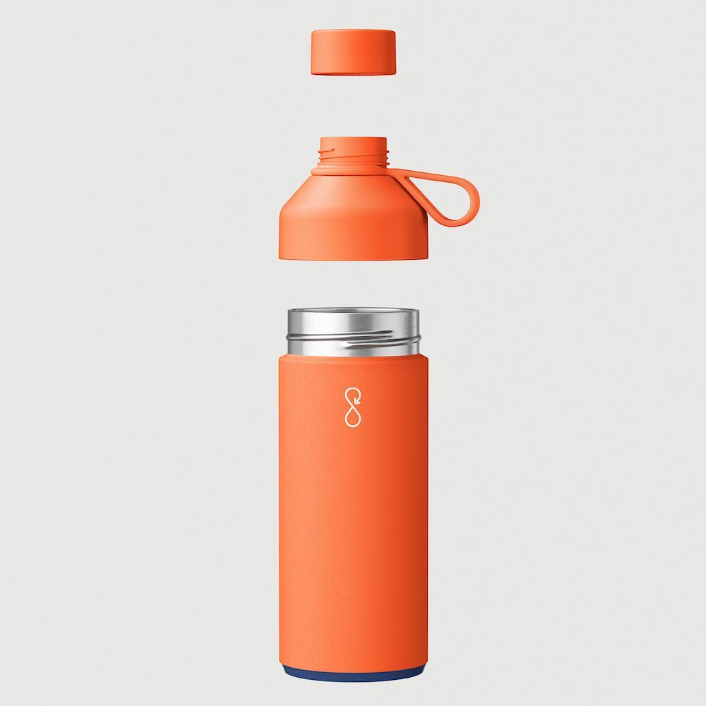 Cadeaux - "Ocean Bottle" la gourde originale (1L) - Orange soleil - OCEAN BOTTLE